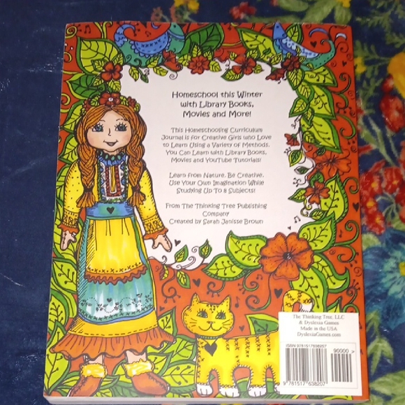 The Thinking Tree Funschooling Winter Homeschooling Journal for Girls - Picture 3 of 4